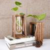 Hydroponic Test Tube Glass Vase: Creative 3D Ornament for Living Room Flower Arrangements - Simple Desktop Decoration