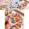 Wooden Colorful Cartoon Hand Buttons For Kids Diy Craft Projects And Kindergarten Activities