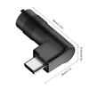 2.0mm 3Pin Male To Type C Male Conversion Adapter Black Converter Support 5V 9V 20V Charging for USB C Phones Laptops