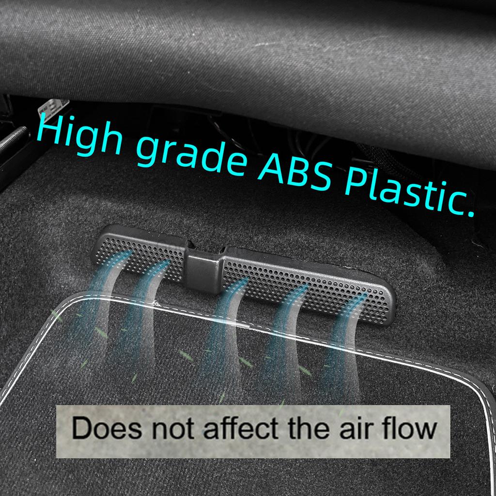 2 for VW Tiguan X RLINE Allspace MK2 2 II  2017 - 2022 Under Seat Footwell Air Duct Outlet Vent Grille Cover 2018 2019 2020 2021