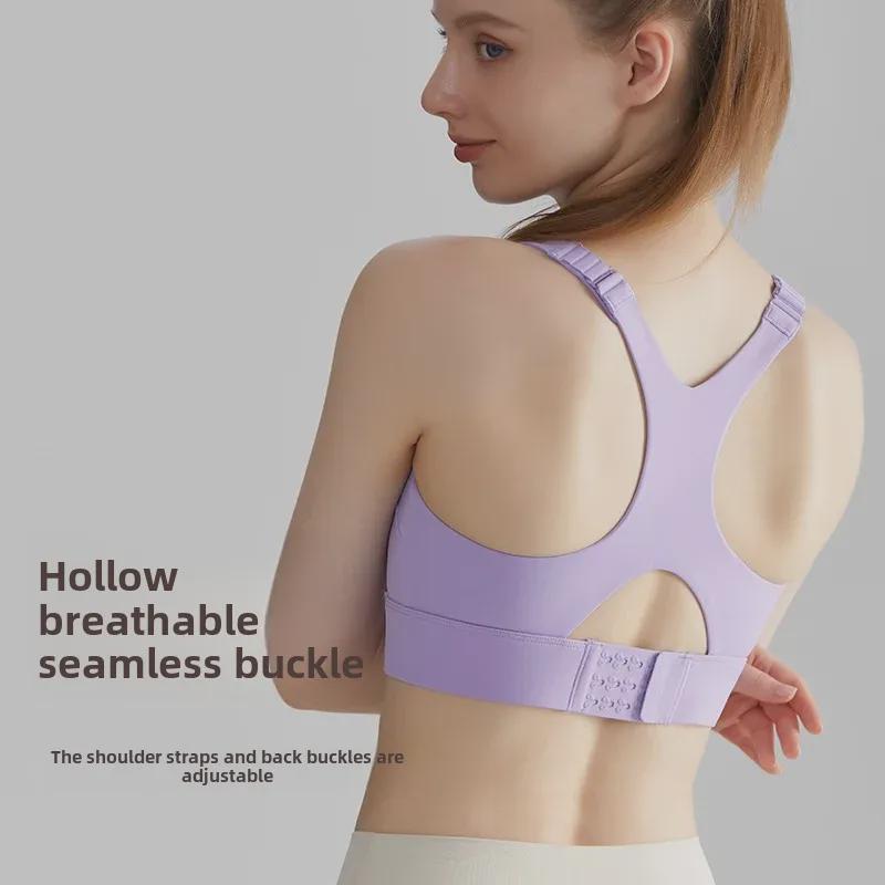 LAHN Damski Sportowy Biustonosz o Wysokim Wsparciu: Wstrząsoodporny, Usztywniany biustonosz do biegania, fitnessu i jogi