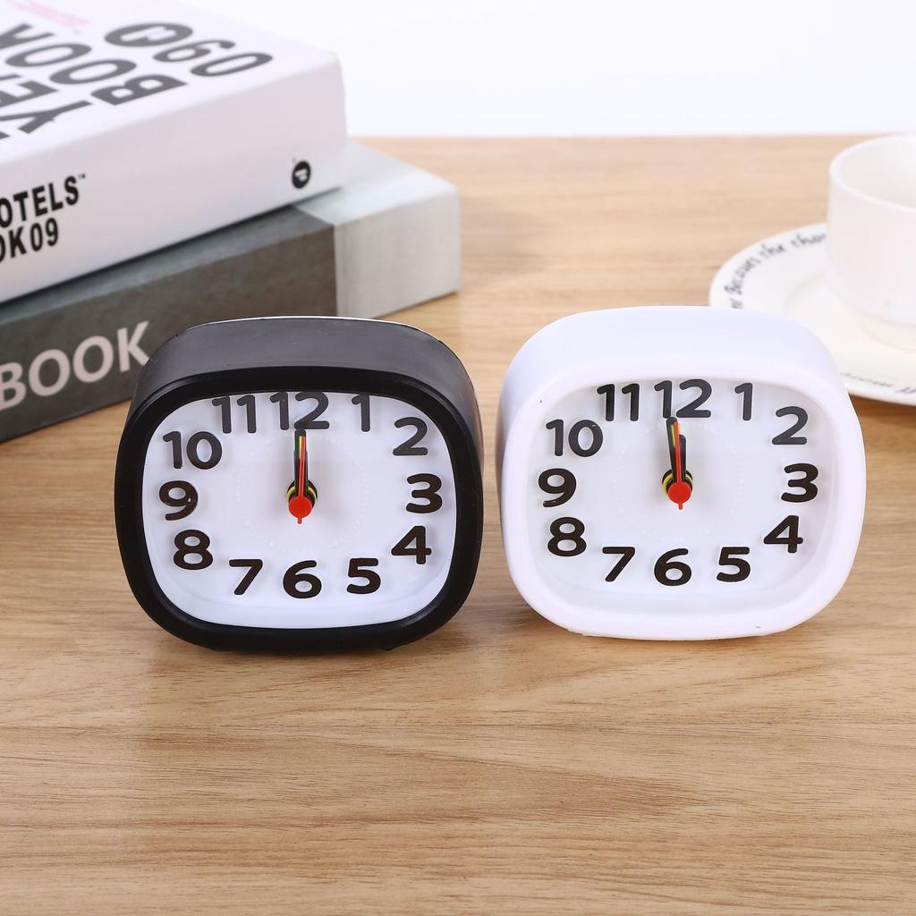 Fashionable Simple Candy Color Student Alarm Clock Creative Home Convenient Reminder Alarm Clock Bedroom Wake  Up Ring