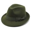 Autumn and winter fashion versatile top hat hot British style jazz hat retro wool felt gentleman's hat