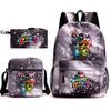 Poppy's Game Time Starry Sky Elementary School Bag Nightmare Animal Large Capacity Backpack Three-piece Set