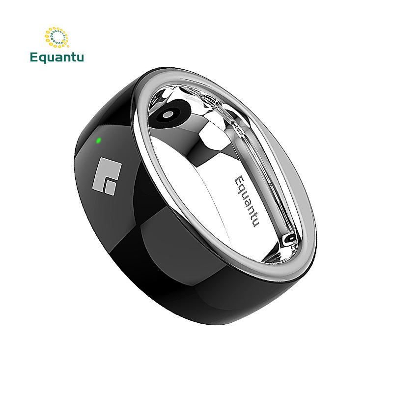 Equantu Smart Counting Alarm Clock Ring - Ceramic, Zinc Alloy, Plastic Counter