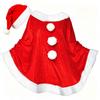 Plush Christmas Cloak and Hat Thick Santa Claus Costume Fashion Xmas Cape  Christmas Party Costume