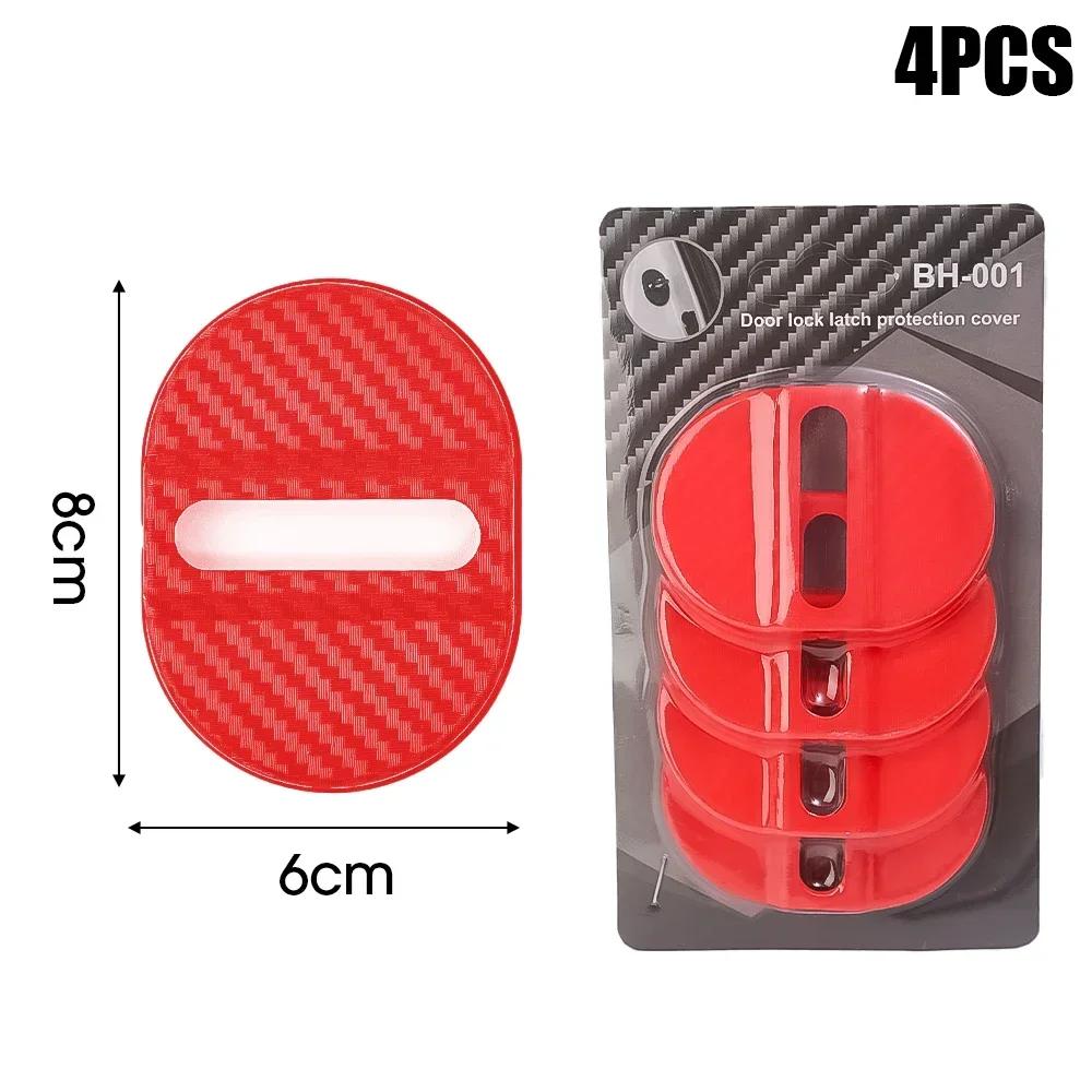 

Universal Car Door Closing Shockproof Plastic Cushion Mute Shock Absorber Protective Covers Car Door Latch Accessories 4pcs