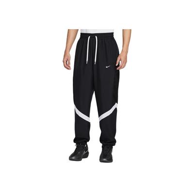 Mid-Rise Drawstring Casual Pants Men Bottoms Black HV3366010
