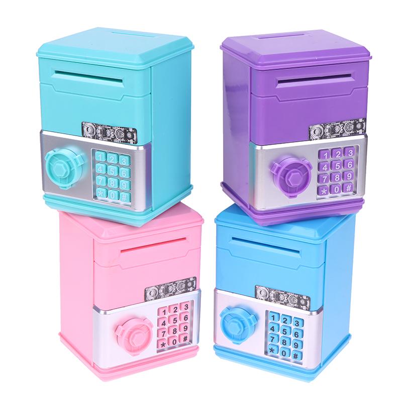 1PC ATM Mini Cash Box – Password Piggy Bank for Kids Saving Money Toy High Quality Gift for Boys and Girls Children's Financial Education Toy