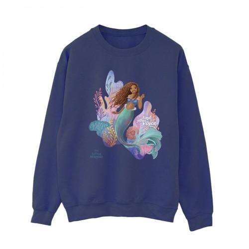 The Little Mermaid Womens/Ladies Find Your Voice Movie Sweatshirt