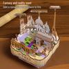 Puzzle Scatola Musicale 3D in Legno di Parigi – Ornamento Romantico e Giocattolo Antistress