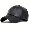 Baseball Leather Vintage Neutral Gender Women  Men For Caps Outdoor Adjustable Spring And Autumn Casual Sunscreen Hat