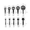 5/10pcs Kitchen Measuring Spoon Teaspoon Coffee Sugar Scoop Silicone Handle Cake Baking Flour Measuring Cups Kitchen Tools