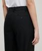 MUSINSA STANDARD WOMAN Women'S Wide Hidden Banding Slacks [Black]