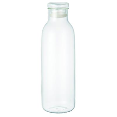 Bouteille KINTO Micro-ondes et Lave-vaisselle 27683 Carafe, 1L, Sûre, Verre Résistant à la Chaleur,