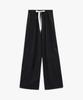 PINK PINEAPPLE Lace Track Pants_Black