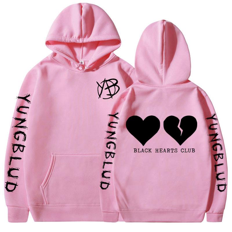 

Rock Singer Yungblud Black Hearts Club Hoodies Casual Comfort Sweatshirt Men Women Fashion Vintage Oversized Pullovers Tracksuit S