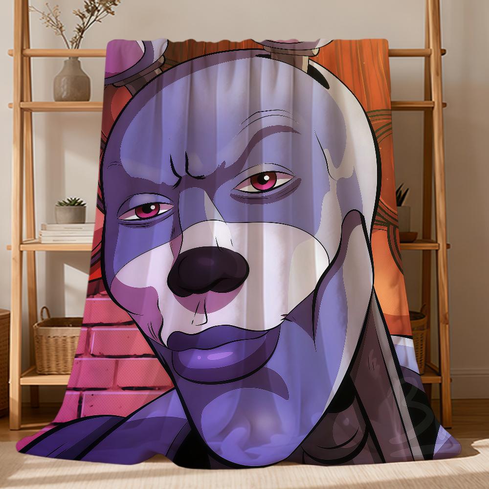 funny meme sigma soft warm plush blanket f-freddy sofa B-Bonnie living room pet hogar bedroom gift home Car portable f-f-fn-afS