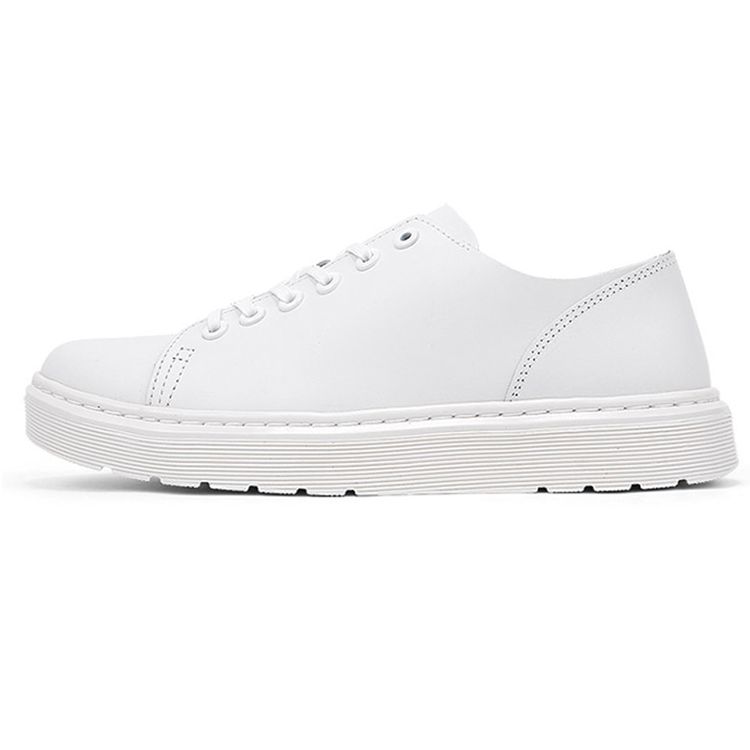 Dr. Martens Dante Leather Patchwork Fashion Casual Flat Shoes Women Shoes White 22127100