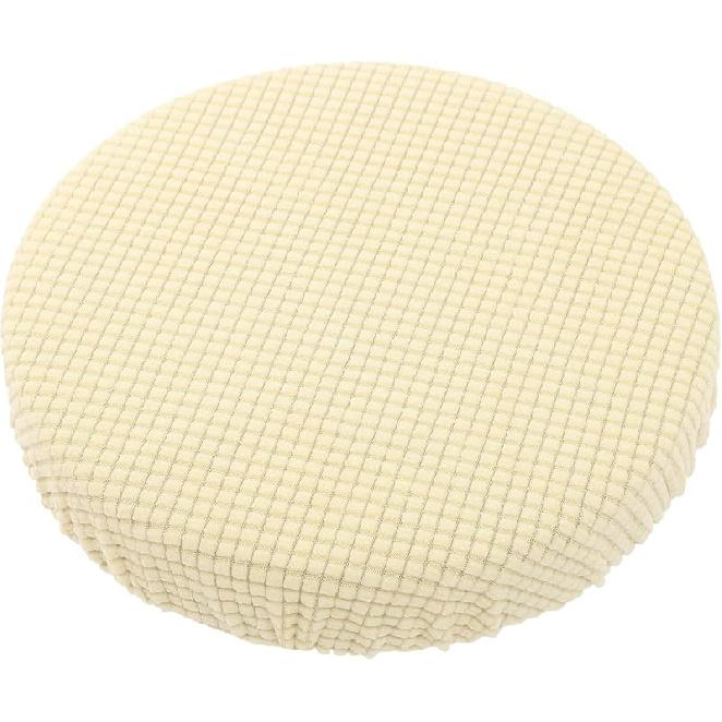 Veemoon 1pc Round Stool Cover Round Chair Cushions Counter Stool Covers Chair Cushion Covers Elastic Stool Cushion Slipcover Stool Slipcovers
