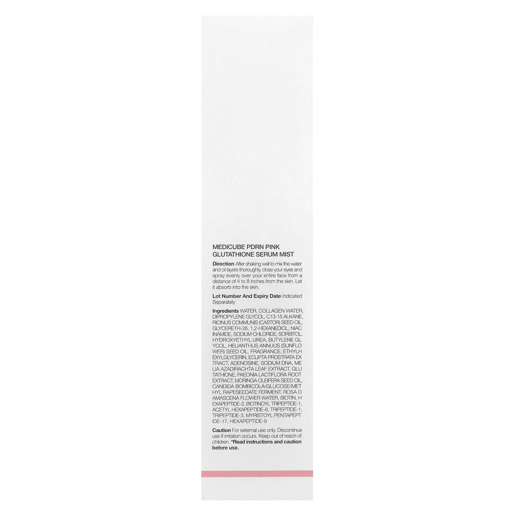 Pdrn Pink Glutathione Serum Mist, 100Ml(3.38Fl Oz)