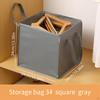 Rigid Clothes Hanger Organizer Bag Case Space Saving Storage Box with Dustproof Lid for