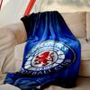 1pc Easy-Care Rangers FC Blanket, Perfect for Couch, Bed, Home, Travel & More, Warm & Durable Printed Blanket