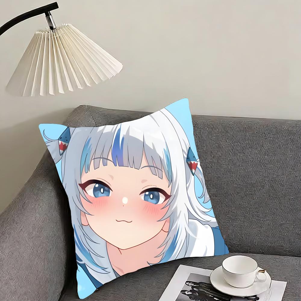 GGawr GuraA Anime Cushion Cover Pillowcase Ultra Soft Skin Friendly Fabric Cloud Like Comfort Concealed Zipper