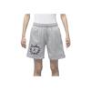 Jordan Brooklyn Fleece Logo Print Drawstring Sports Casual Shorts Women Shorts Gray FN5784-063