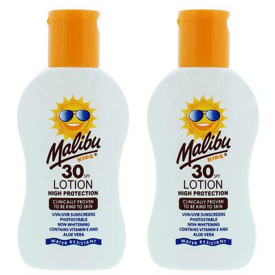 Malibu Kids Lotion Protective Balm for Children SPF30 100ml X2pcs