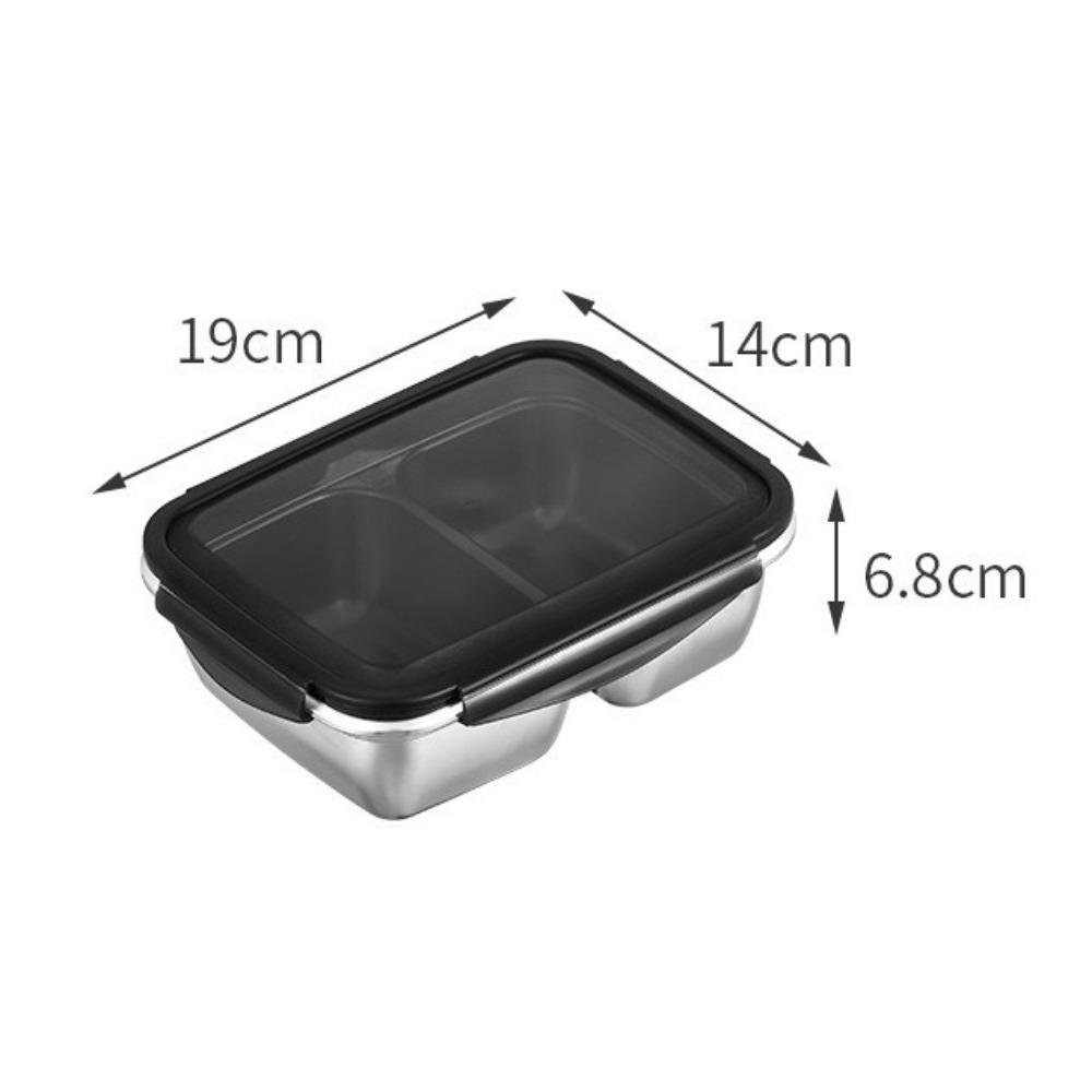 Stainless Steel Lunch Box Leakproof Food Container Microwave Oven Bento Box School/Office