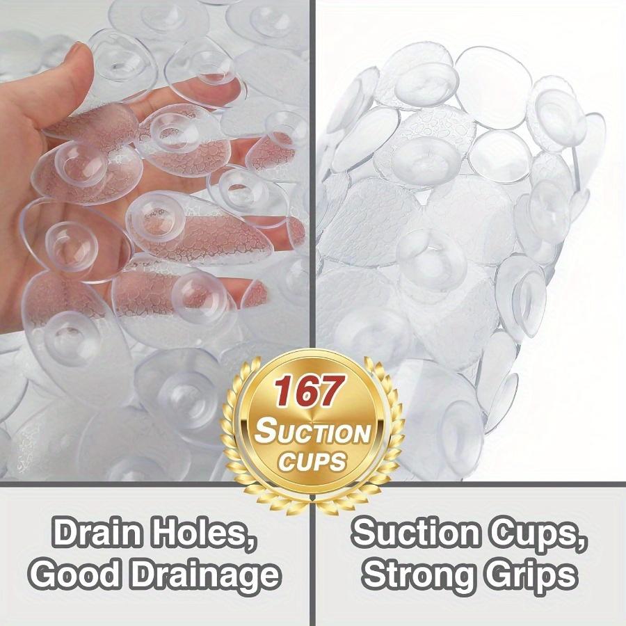 Nová PVC sprchová protiskluzová podložka s přísavkami Koupelnový kobereček na podlahu Protiskluzová koupelnová podložka Koberec