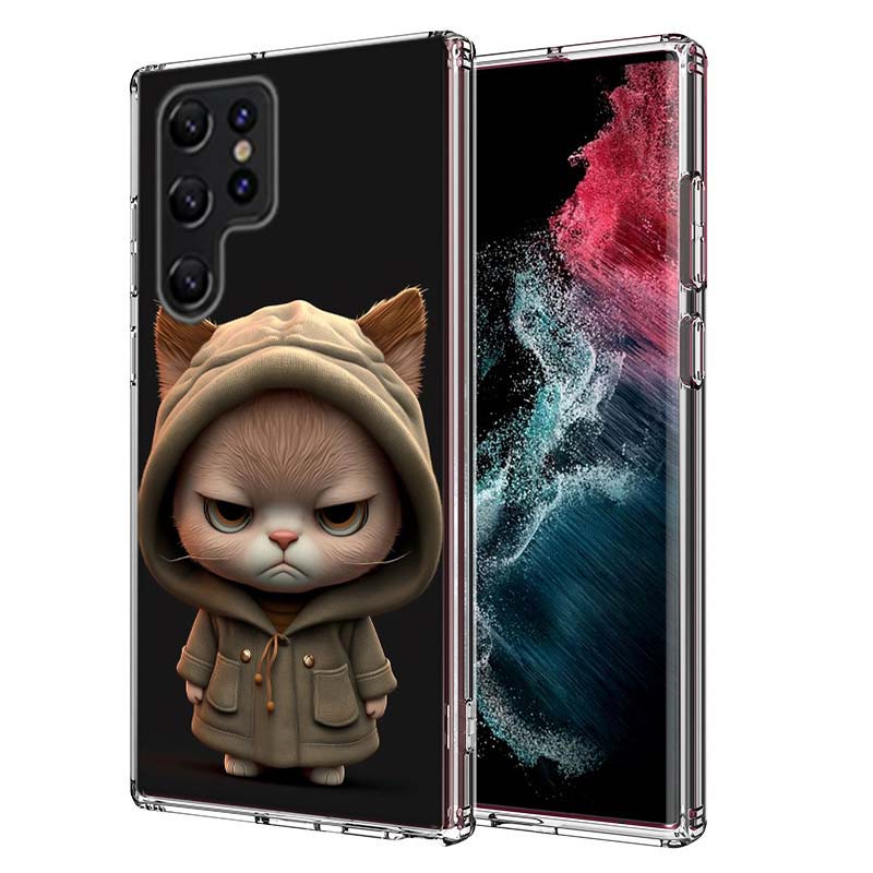 

Monkey Frog Pig Cow Bird Cat Animal Capa Phone Case For Samsung S26 Ultra S25 Edge Galaxy S23 S21 S20 S24 FE S22 S10 Plus Cover Samsung S20 FE