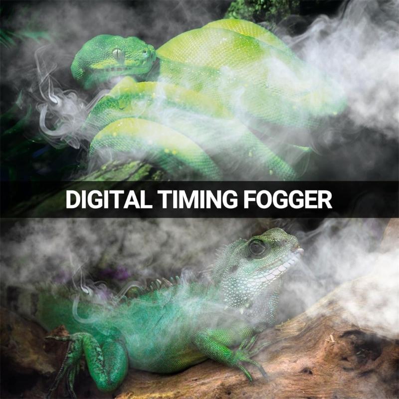 

Y5JC Caecilian Habitat Fog Modifiable Fog Output 4L Visible Water Cistern Quiet Herpeton Humidifier Double Potential CN