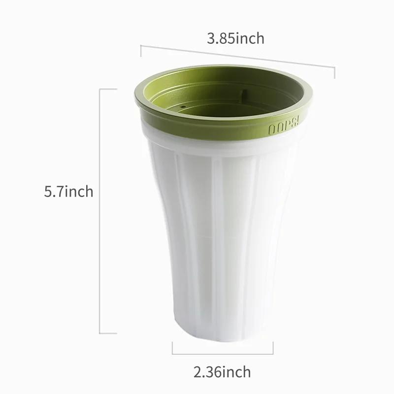 Botella para batidos caseros Summer Squeeze de 150 ml, vaso para batidos a prueba de pastillas, vaso mágico de enfriamiento rápido, máquina para hacer granizados de helado
