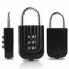 Electroplated Steel Shackle Code Lock Compact Lightweight Password Lock Padlock  Gym Locker