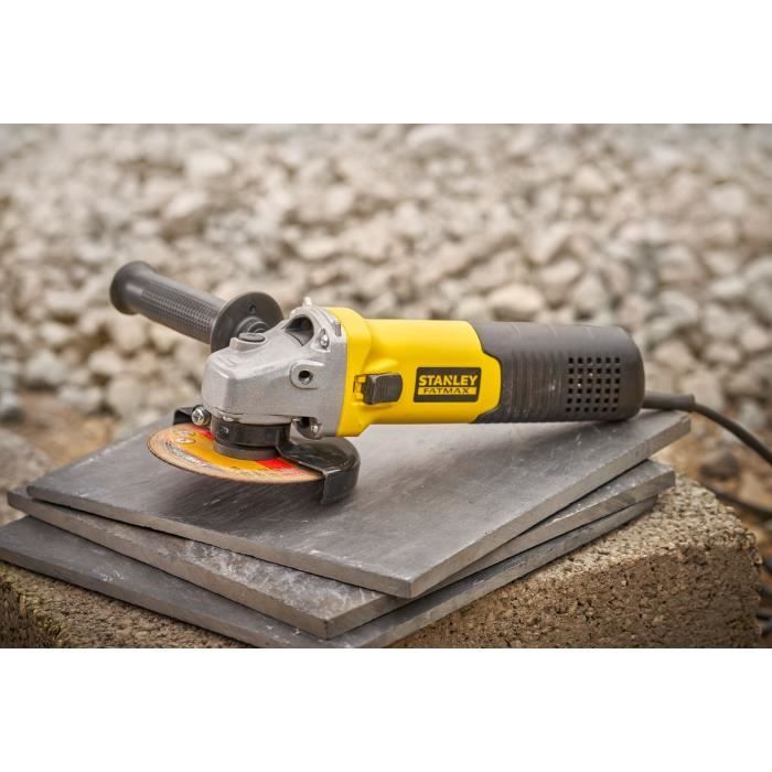Meuleuse d'angle filaire - STANLEY FATMAX - FMEG225VS-QS - 1100W - 125 mm