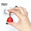 Toilet Plunger Clicker Mini Keychain, 3D Printed Finger Purse Charm Toy, Backpacks Handbag Charm, Gag Gift