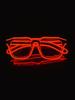 Wireless EL luminous glasses LED pixel sunglasses for KTV bar disco concert party flash atmosphere trendy
