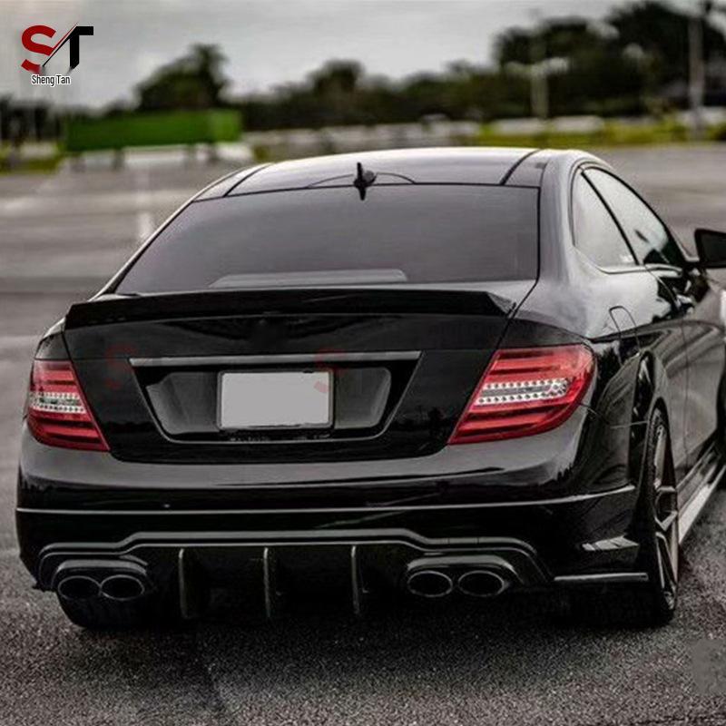 Mercedes W204 C63 AMG Carbon Fiber Rear Diffuser Body Kit.