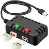 Crazepony 2-в-1 USB кабель для балансування та зарядки з роз'ємом XH-3P 1A для 2S 7.4V LiPo RC автомобіля, човна, скелелаза, FPV дрона, квадрокоптера