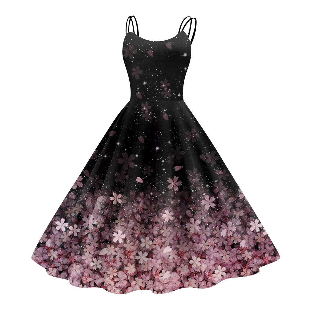 Modisches, bedrucktes, sexy, trägerloses Gothic-Cocktailkleid für Damen, Punk- und Vintage-Kleid.