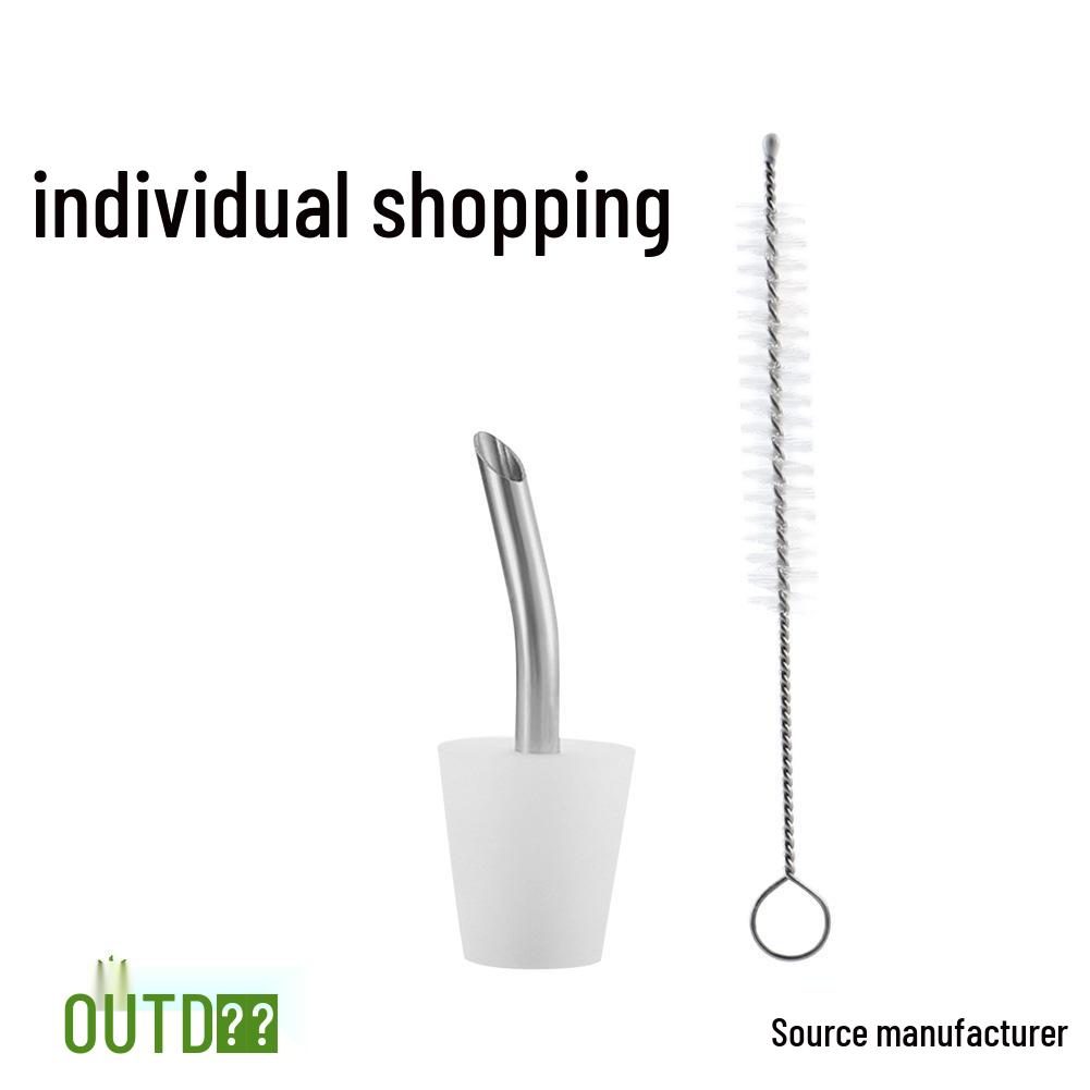 

Silicone Drip Kettle Spout: Stainless Steel Coffee Pour Extender for Outdoor Camping