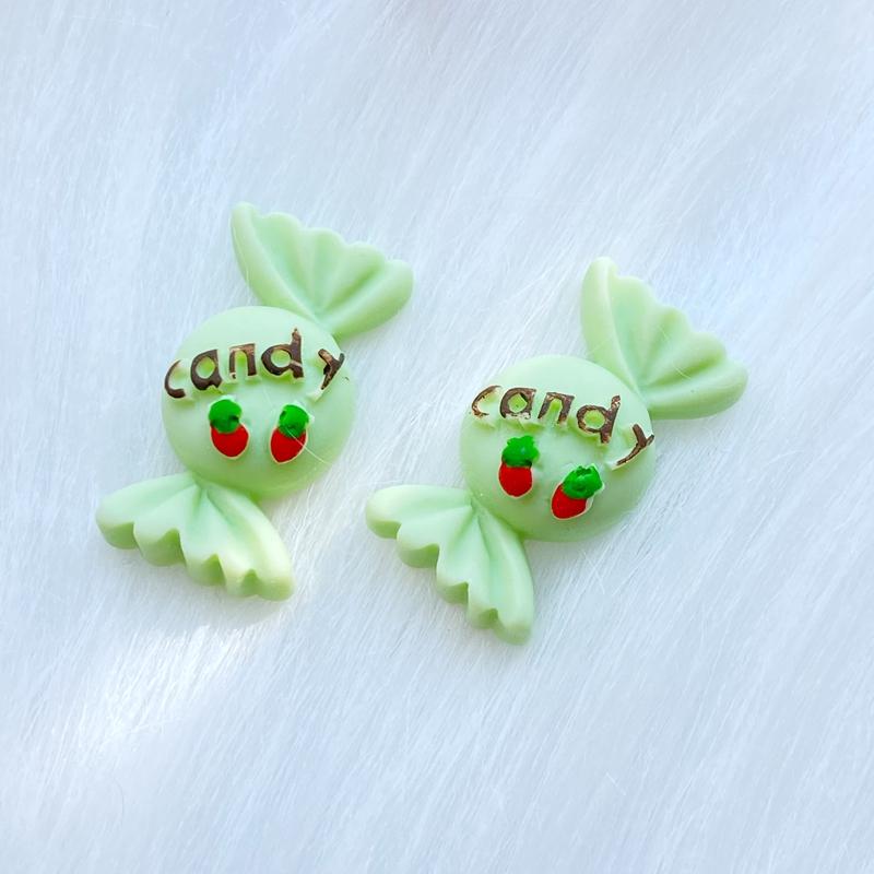 10 Stück Neue Gemischte Süße Cartoon Süßigkeiten Flache Rückseite Harz Scrapbooking DIY Schmuck Handwerk Dekoration Zubehör