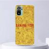 Banana Fish Anime Soft Case For Xiaomi Redmi Note 14 13 12S 11S 10S 12 Pro Plus Phone Cover 11 10 11E 11T Note14 Shell Coque Not