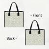 Fashion Floral Print Large Capacity Tote Bag Casual Reusable Daily Shoulder Bag for Women