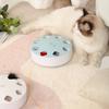 Cat Toy 8 Holes Design Replaceable Feather Intelligent Bite Resistant Automatic On/Off Relieve Boredom ABS Indoor Electric Smart Pet Cat Teaser