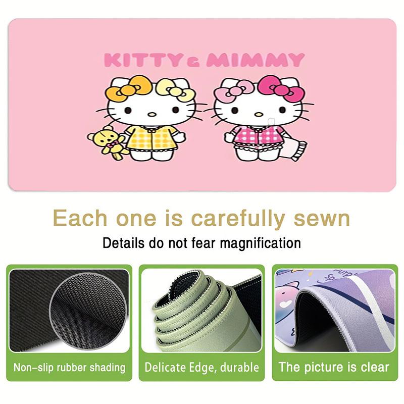 1pc Kitty & Mimmy Friendship Computer Pad with Vibrant Print, Mouse Pads for Desk 102