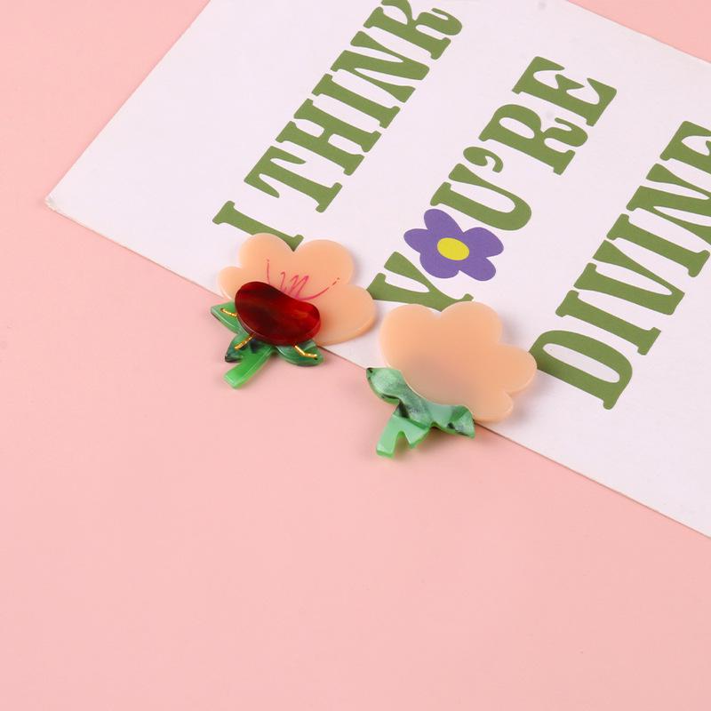 Acrylic Flower & Butterfly DIY Jewelry and Accessories: Earrings, Hairpins, Phone Case Patches.