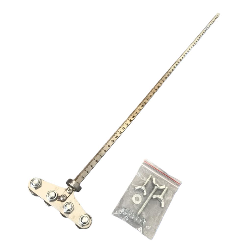 Circular Saw Guide Ruler Adjustable Positioning Caliper Precise Measurement Ruler for Precise Measurements & Easy Wood Cutting